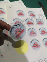 Load image into Gallery viewer, CUSTOM KISS CUT STICKER - 100 Sticker Per Order.